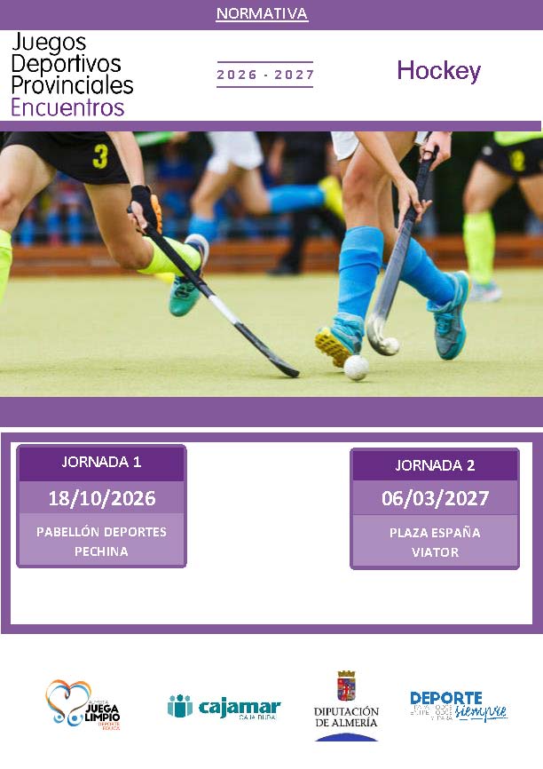 Encuentro Educativo de Promoción del Hockey. Pechina 18-10-26